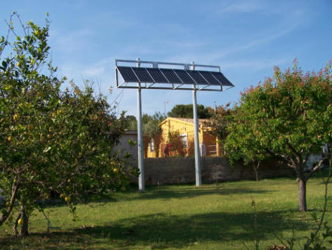 Paneles Fotovoltaicos en altura